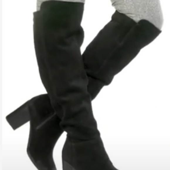 Naturalizer Kyrie Black Suede Boots - Picture 8 of 11